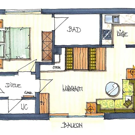 Holiday home Home, Itter